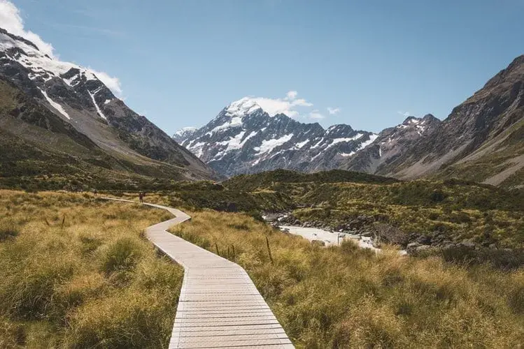 mountain walking path 