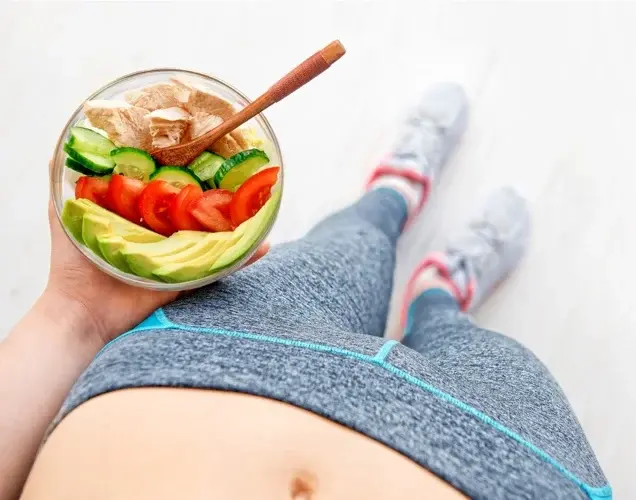 Healthy breakfast part of keto diet meals 